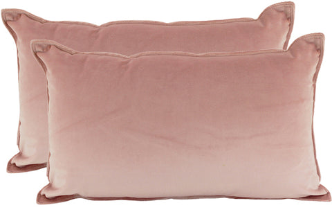 Cushion Velvet Pink 30cm x 50cm