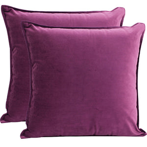 Cushion Velvet Aubergine  55 x55cm