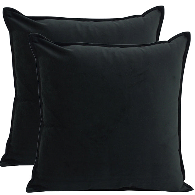 Cushion Velvet Black  45cm x 45cm