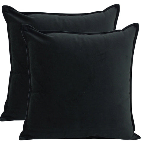 Cushion Velvet Black  55cm x 55cm