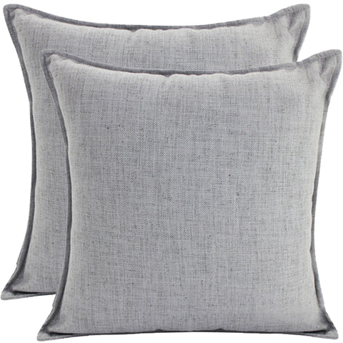 Cushion Linen Light Grey 45 x 45cm