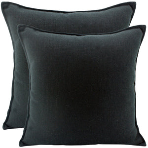 Cushion Black Linen 55 x 55cm