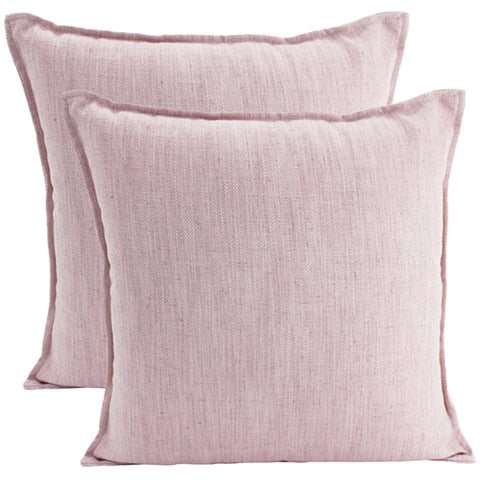 Cushion Linen Baby Pink 45 x 45cm