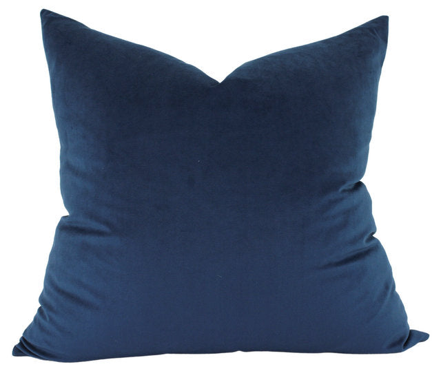 Cushion Velvet Feather Filled Navy