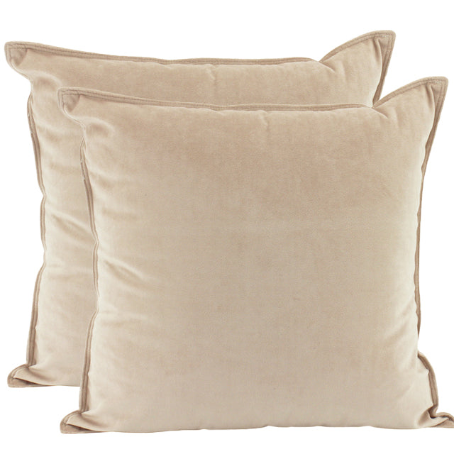 Cushion Velvet Nude 55cm x 55cm