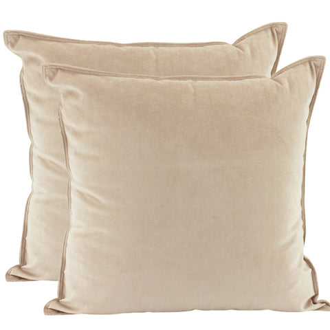 Cushion Velvet Nude 45cm x 45cm