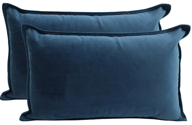 Cushion Velvet Ocean 30cm x 50cm