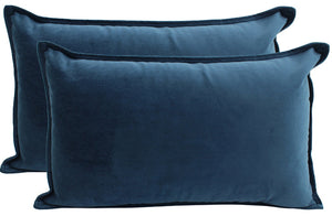 Cushion Velvet Ocean 30cm x 50cm
