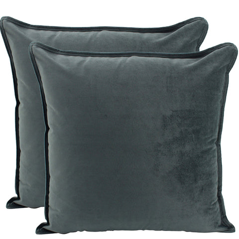 Cushion Velvet Smoke 55cm x 55cm