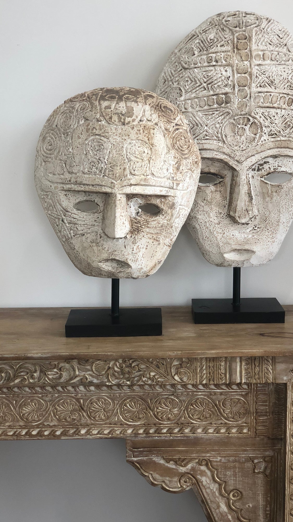 Mask Tribal Stone Medium