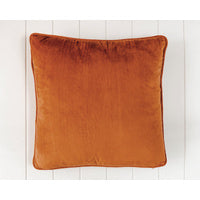 Cushion Velvet Rust 50cm x 50cm