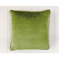 Cushion Velvet Olive Green 50cm x 50cm