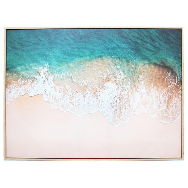 Art Work Print On Canvas Smooth Tide