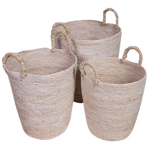 Baskets Seagrass Set Of 3