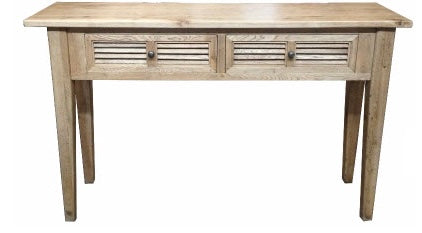 Console Louvre 2 Drawers Oak Timber
