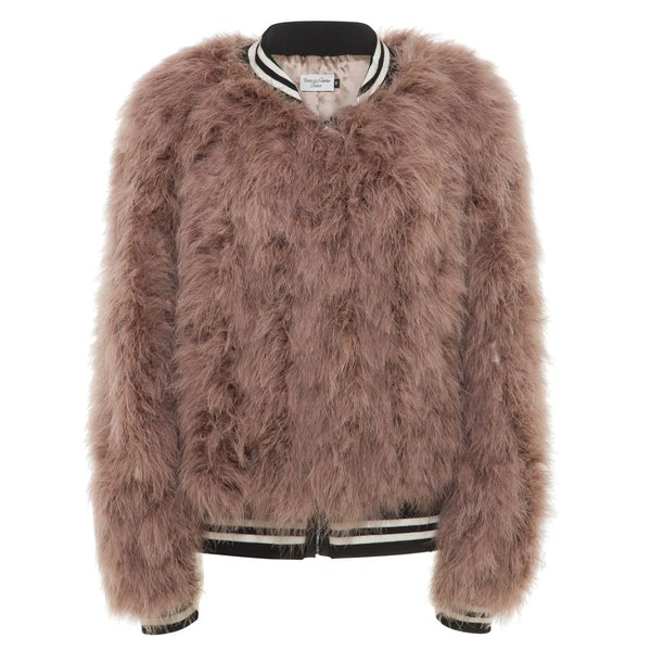 Jacket Feather Bomber  Dusty Rose