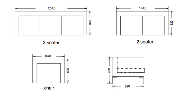 Sofa New York -Custom Made In Sydney Please Contact The Store For Pricing