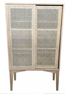 Cabinet Bahamas 2 Rattan Sliding doors