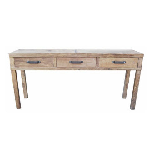 Console Recycled Elm 3 Drawer