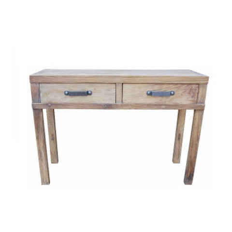Console Recycled Elm 2 Drawer