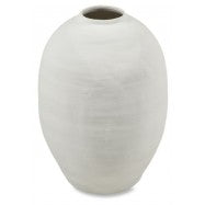 Pot Cement White Tall