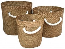 Basket Woven Set Of Three