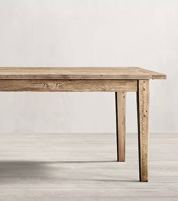 Dining Table Recycled Elm