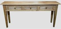 Console Lourve 3 Drawers Oak Timber