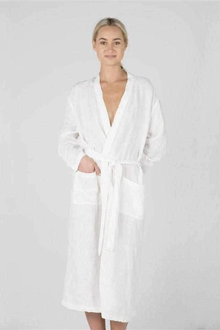 Robe Linen White