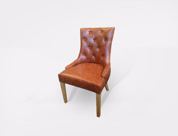 Chair Leather Monte Tan