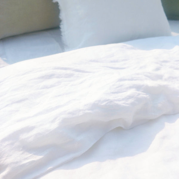 Bed Linen Pure French Duvet Quilt Set White